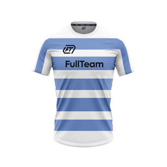 FullTeam Classic Stripe Jersey – Sky & White